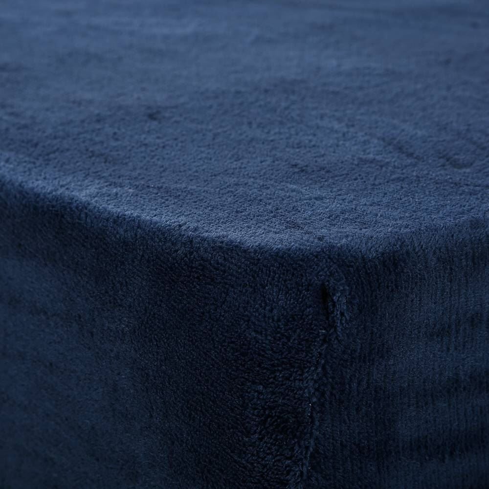 Lençol Avulso Casal com Elástico Plush Havan Casa - Azul