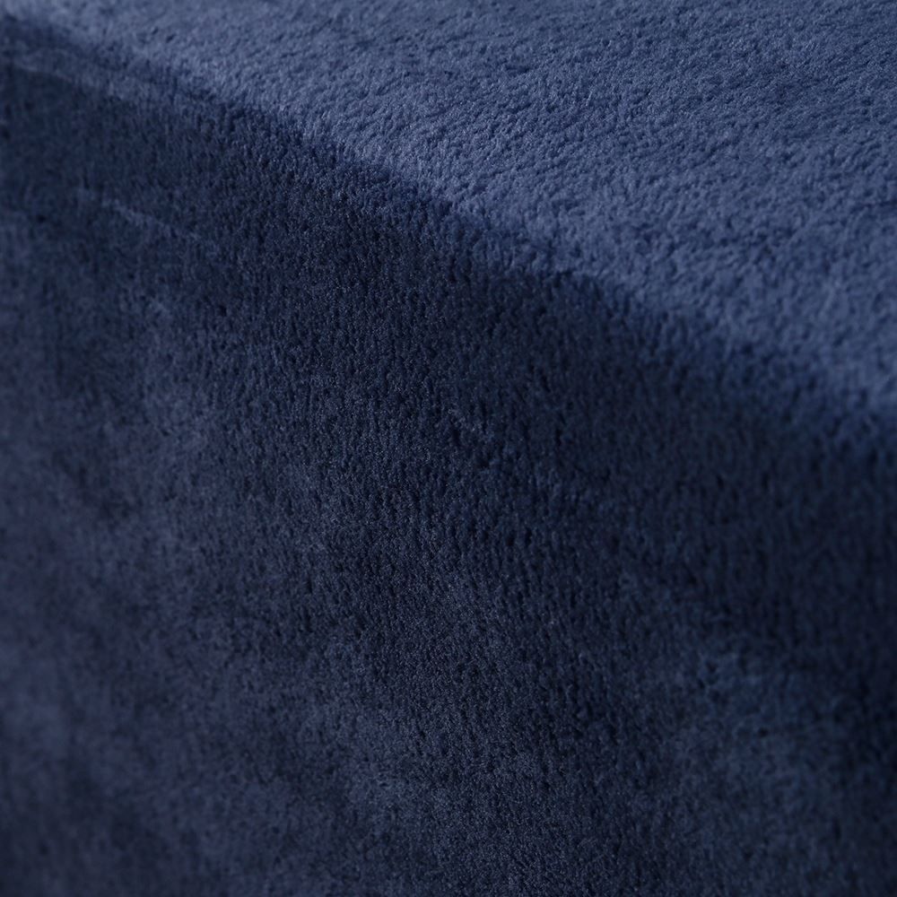 Lençol Avulso King com Elástico Plush Havan Casa - Azul Mariner