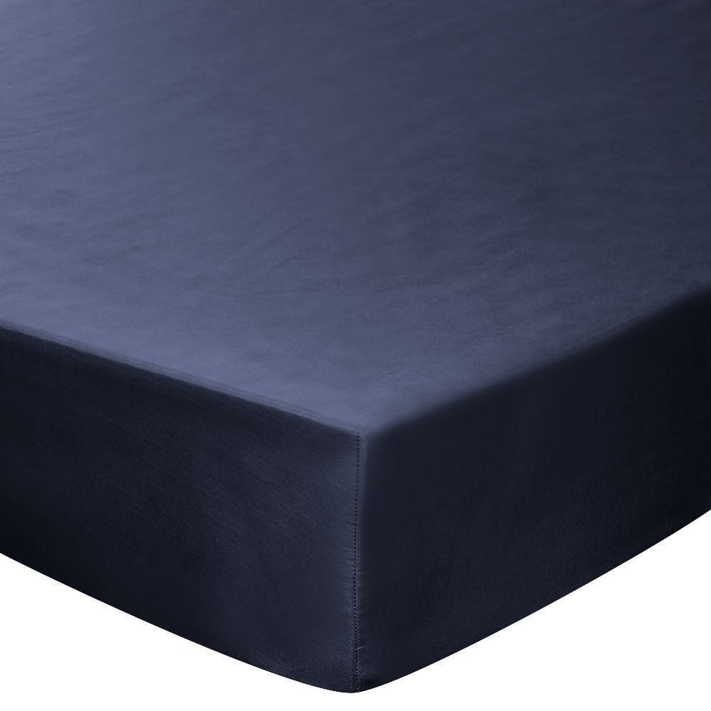 Lençol Avulso Queen Com Elástico Microfibra Liso Havan Casa - Azul Marinho