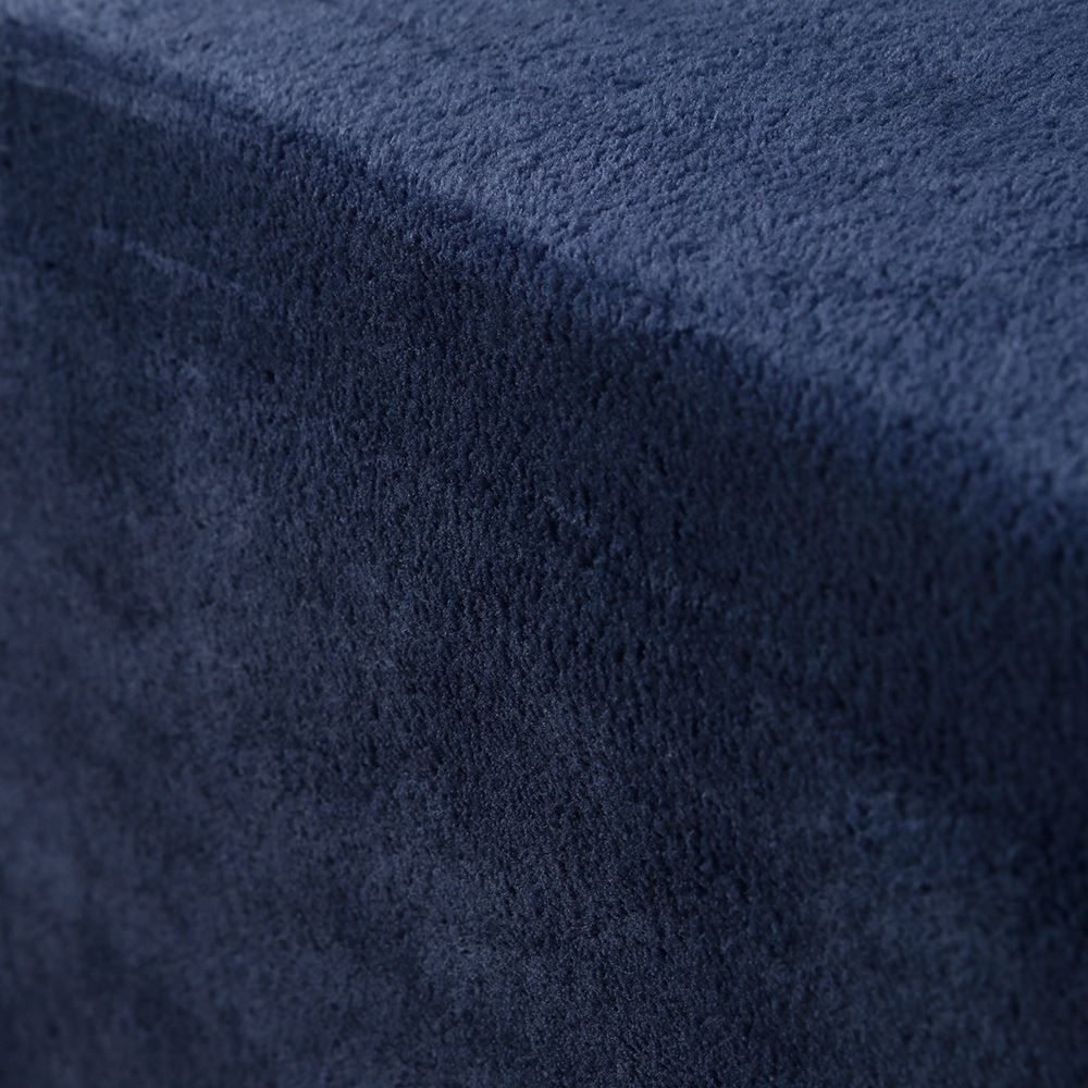 Lençol Solteiro Avulso com Elástico Plush Havan Casa - Azul Mariner
