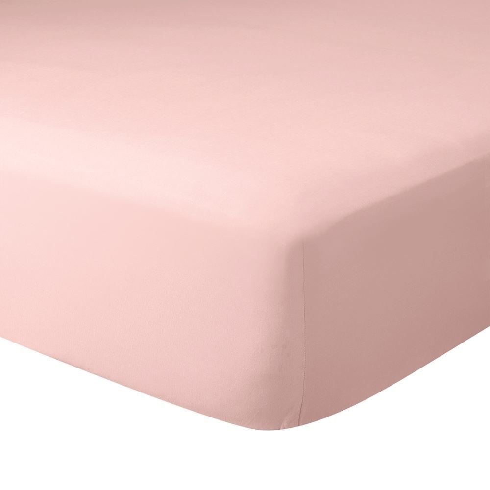 Lençol Casal Percal 100% Algodão Buona Fortuna - Rosa Liso Novo