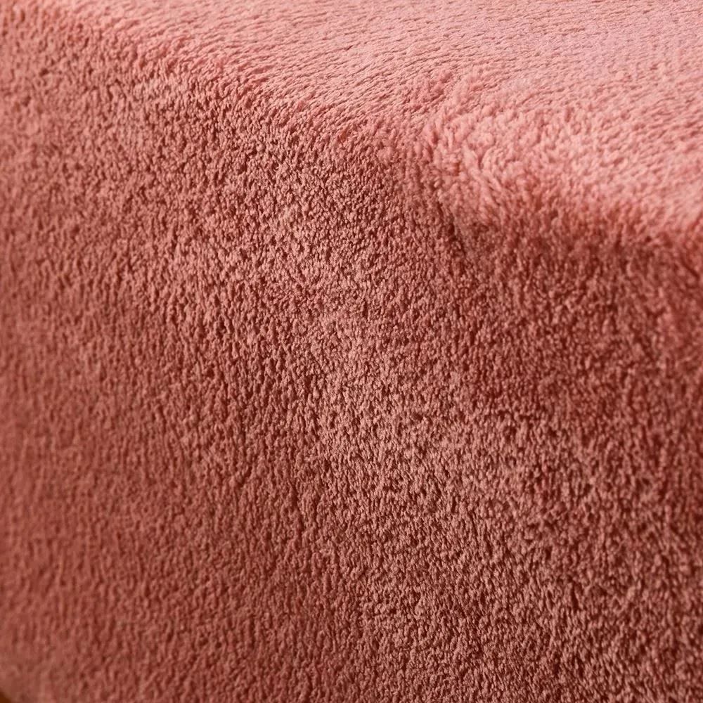 Lençol Queen com Elástico Avulso Plush Slip Havan Casa - Argila