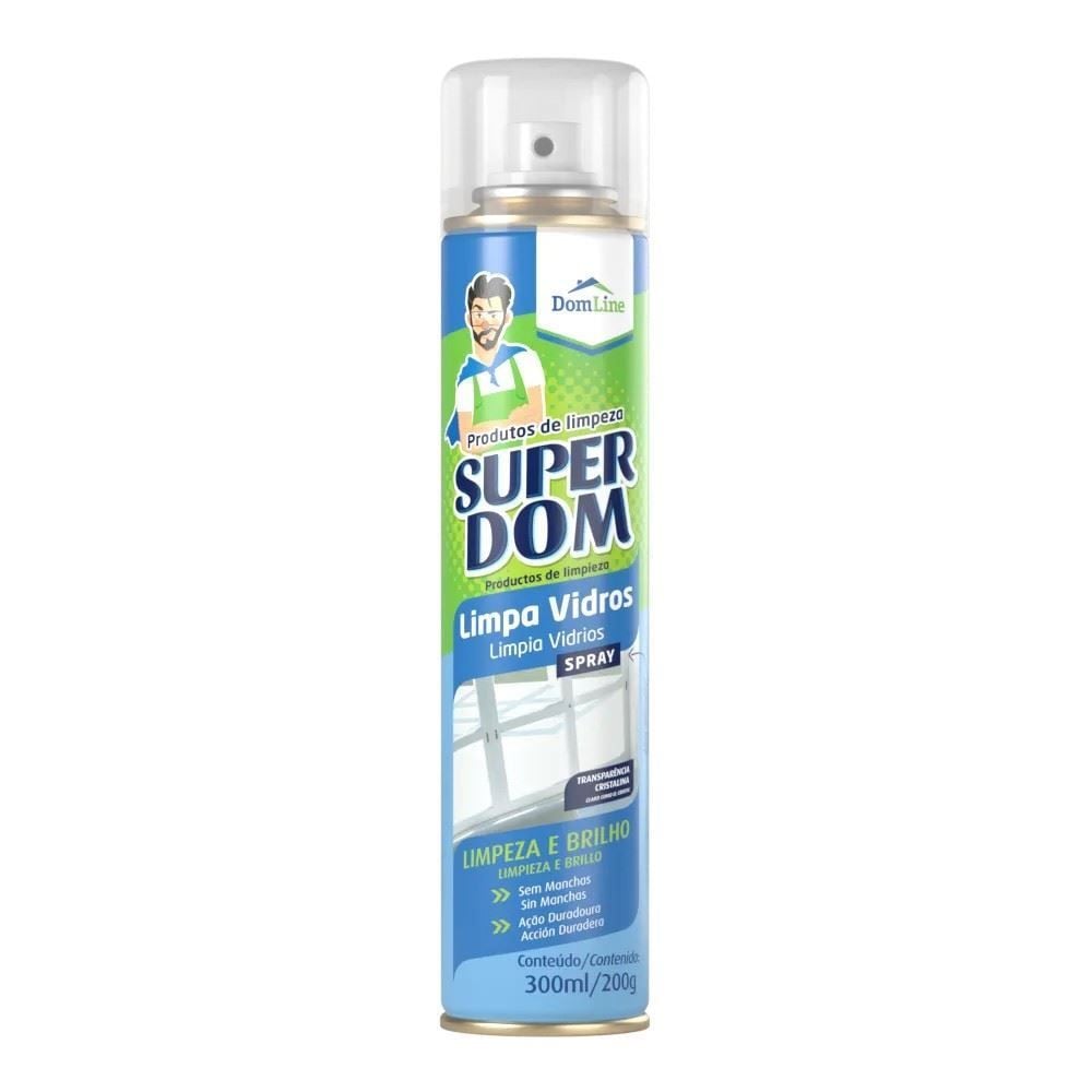 Limpa Vidros 300Ml Super Dom - 0210174