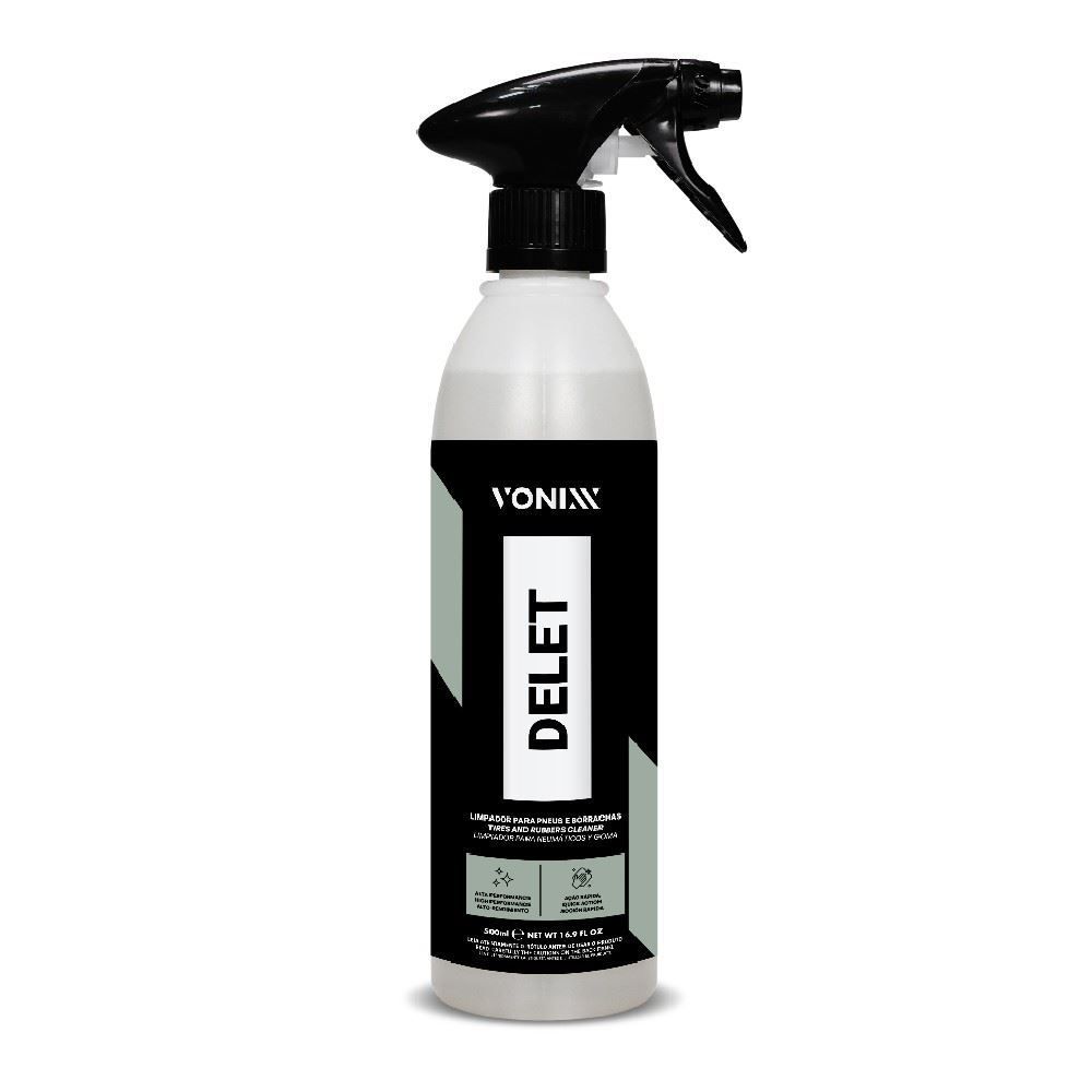 Limpador para Pneu e Borracha Delet 500Ml Vonixx - 2050171