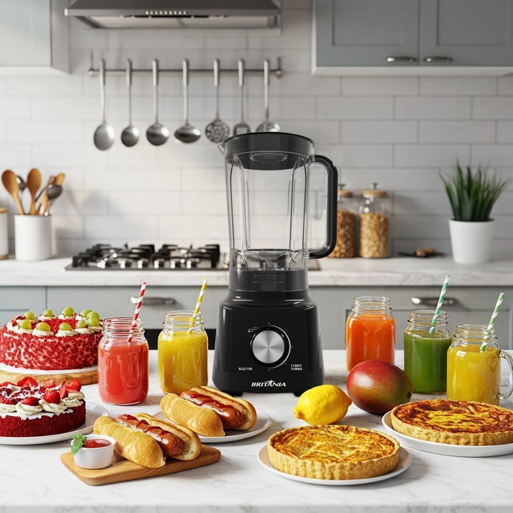 Liquidificador Britânia 2,7 Litros 4 Velocidades 1100W BLQ1100