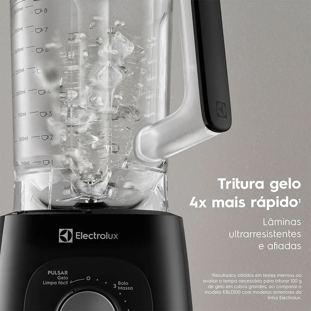 Liquidificador Electrolux 1300W 3.2 Litros Efficient Triforce EBL1300