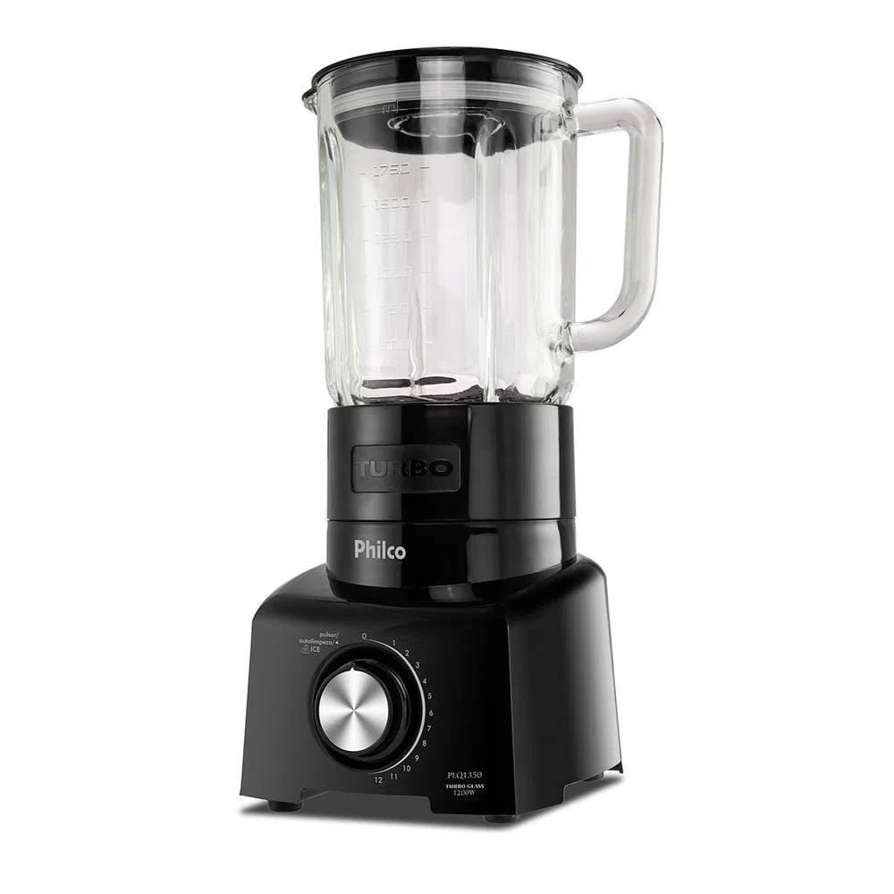 Liquidificador Turbo Glass Philco Copo de Vidro Pro Max 