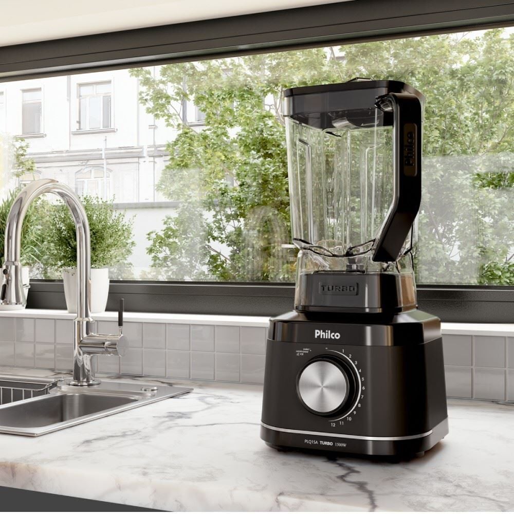 Liquidificador Philco PLQ15A Turbo 1500W 12 Velocidades