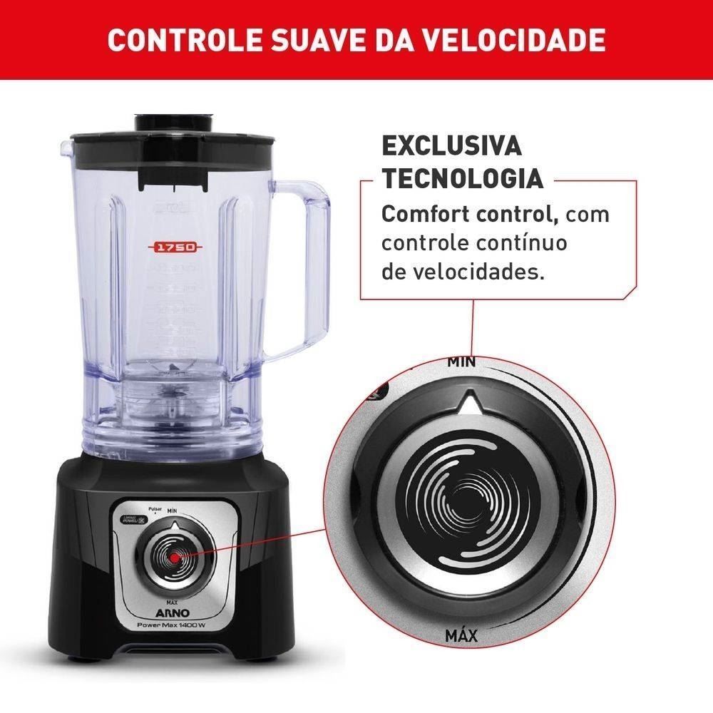 Liquidificador PowerMax Arno 1400W 3,1 Litros LN65