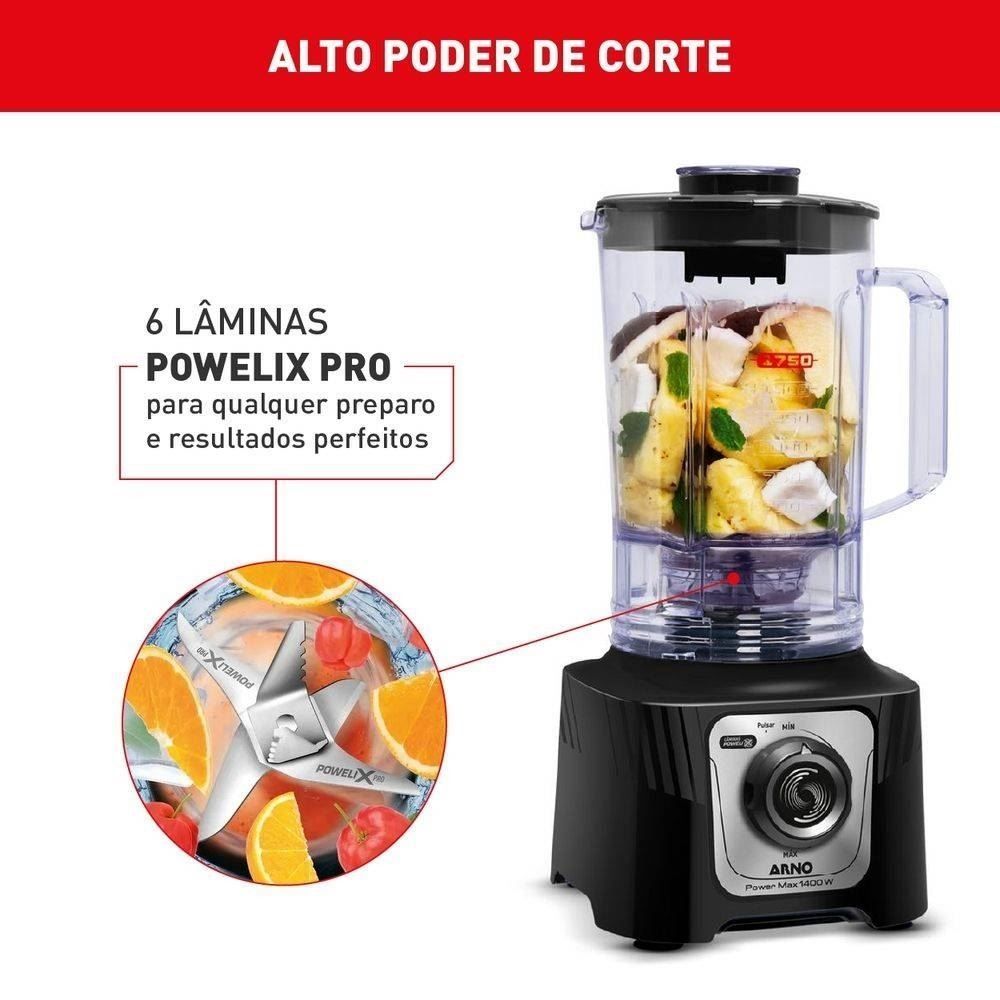 Liquidificador PowerMax Arno 1400W 3,1 Litros LN65