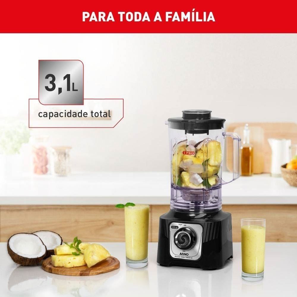 Liquidificador PowerMax Arno 1400W 3,1 Litros LN65