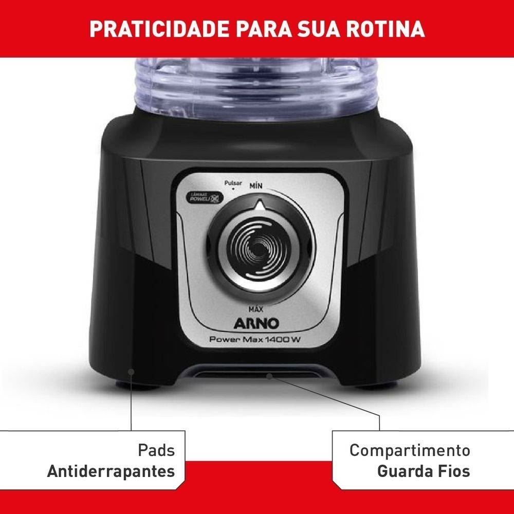 Liquidificador PowerMax Arno 1400W 3,1 Litros LN65