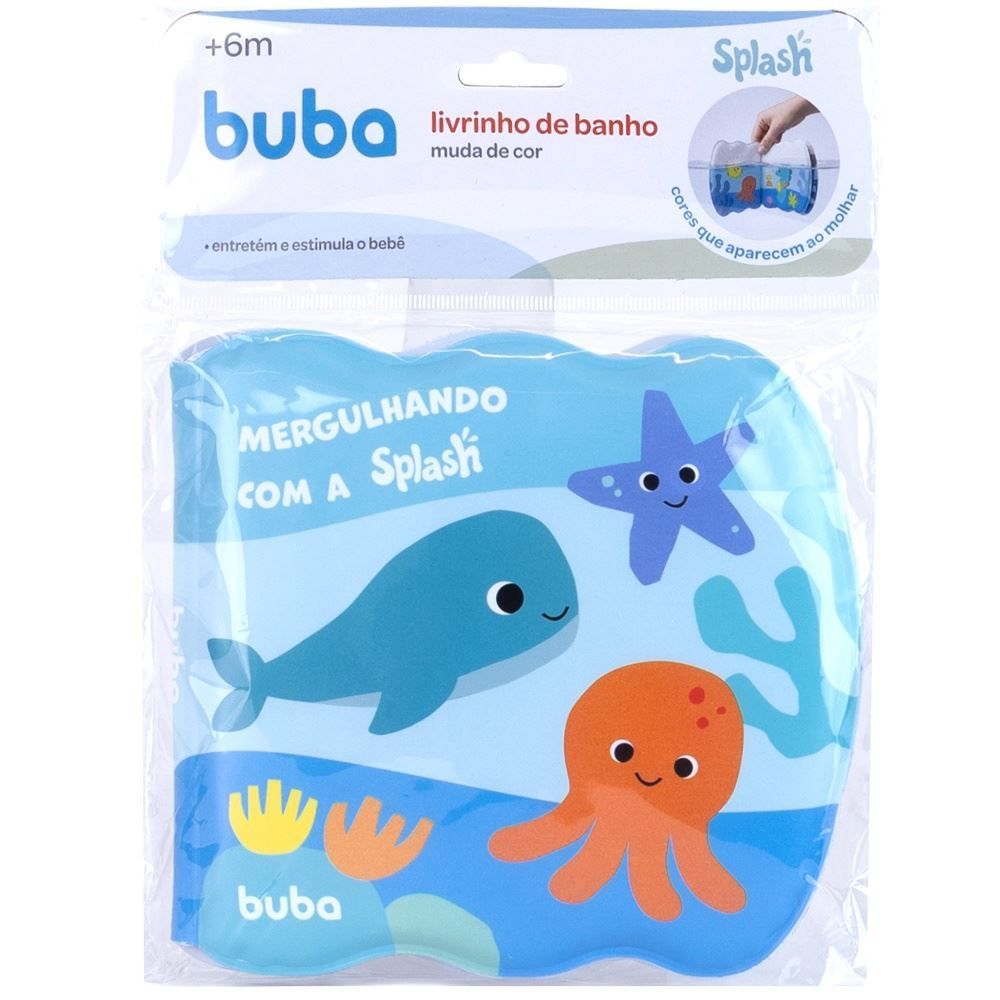 Livrinho de Banho Splash Muda de Cor Buba