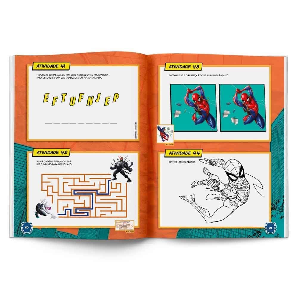 Livro 100 Atividades Homem-Aranha Culturama - 020050307