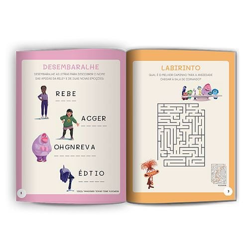 Livro 500 Adesivos Divertida Mente 2 Culturama Editora - 20090213
