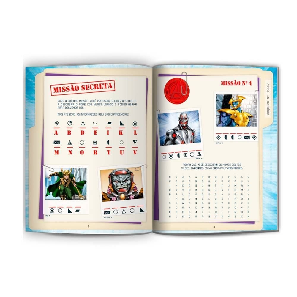 Livro 500 Adesivos Marvel Volume 1 Culturama