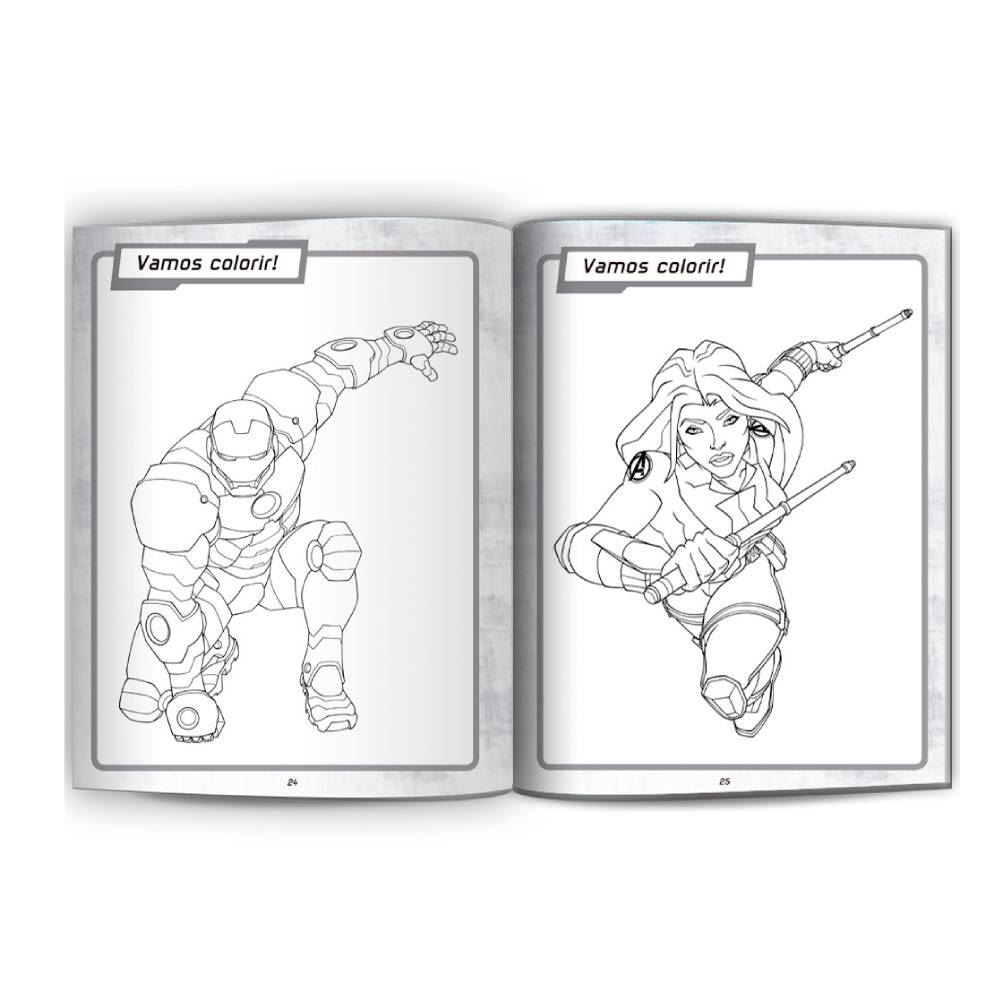 Livro 500 Adesivos Marvel Volume 1 Culturama