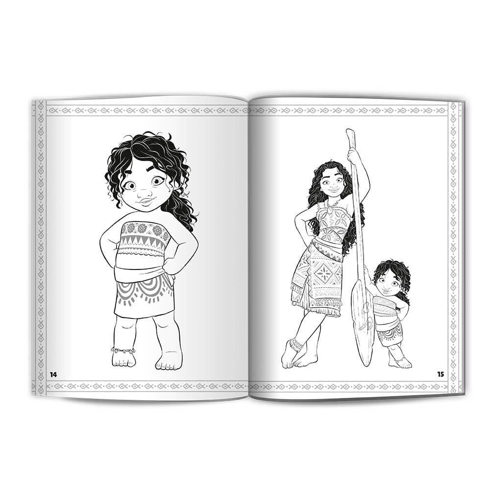 Livro 500 Adesivos Moana 2 Culturama Digital - Para Colorir