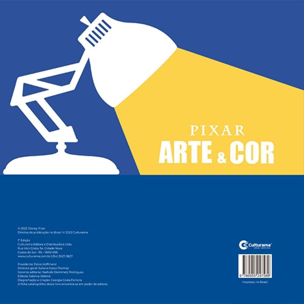 Livro Arte E Cor Pixar Culturama - 020520214