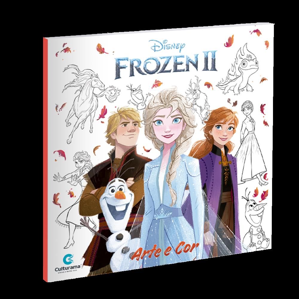 Livro Arte e Cor Frozen