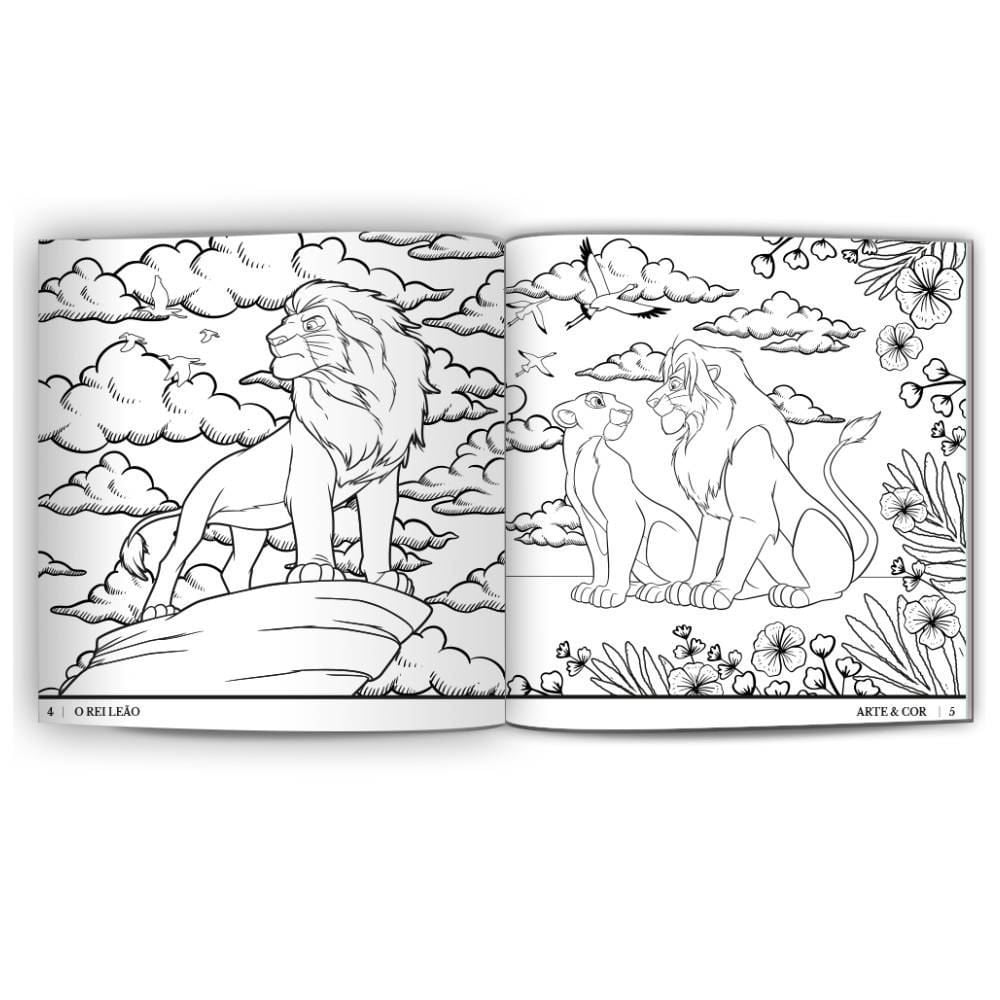 Livro Arte E Cor O Rei Leão Culturama Editora - 20520219
