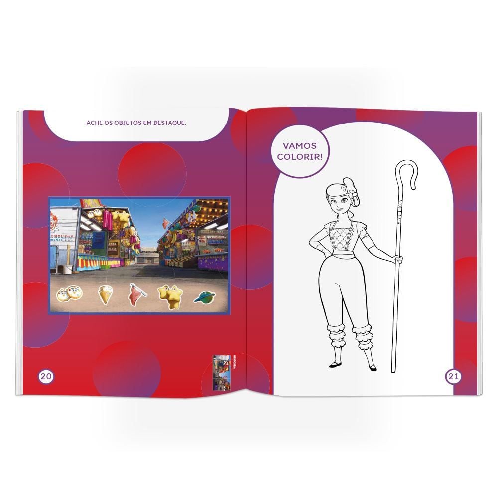 Livro Aventura e Diversão Toy Story