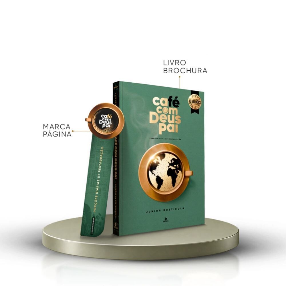 Livro Café com Deus Pai Edição 2027 Vélos - Porções Diárias De Restauração