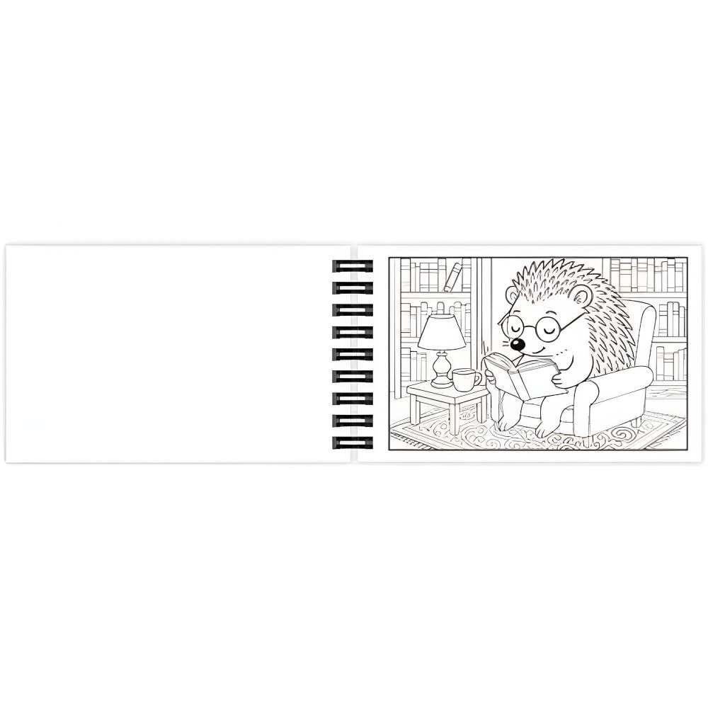 Livro Comfy Relax Laranja Capa Dura Culturama - Para Colorir