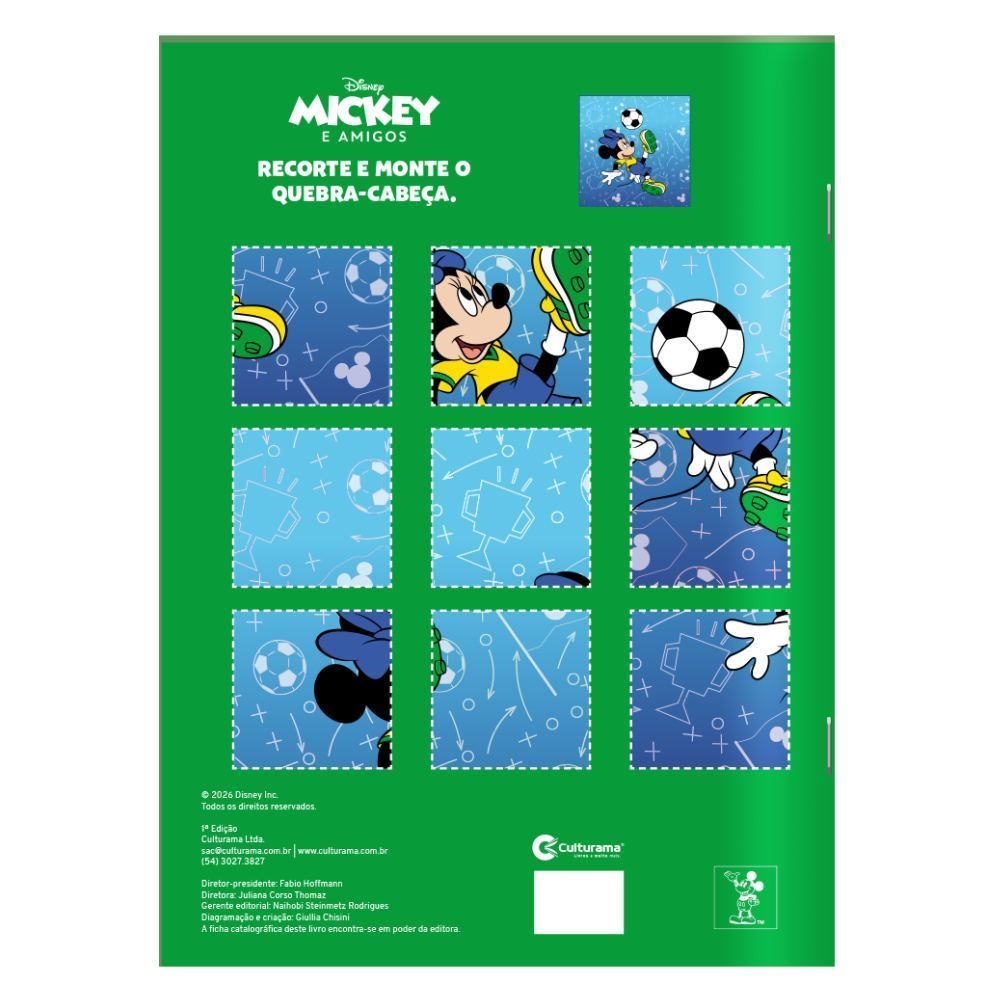 Livro de Atividades Diversão em Jogo Disney Culturama