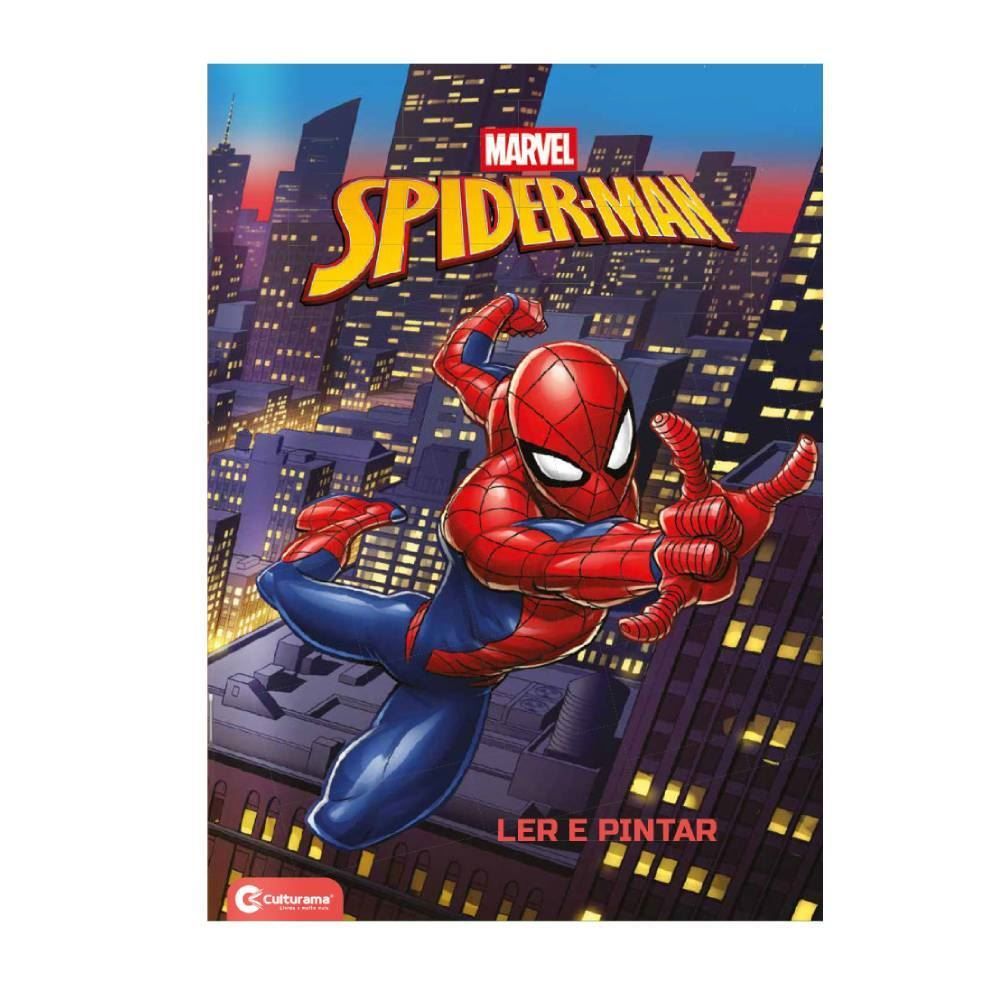 Livro para Ler e Pintar Homem-Aranha Volume 2 Culturama