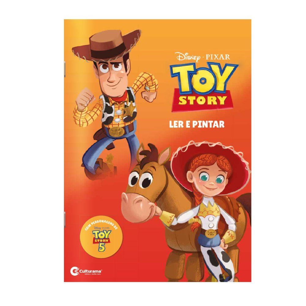 Livro para Ler e Pintar Toy Story Volume 1 Culturama