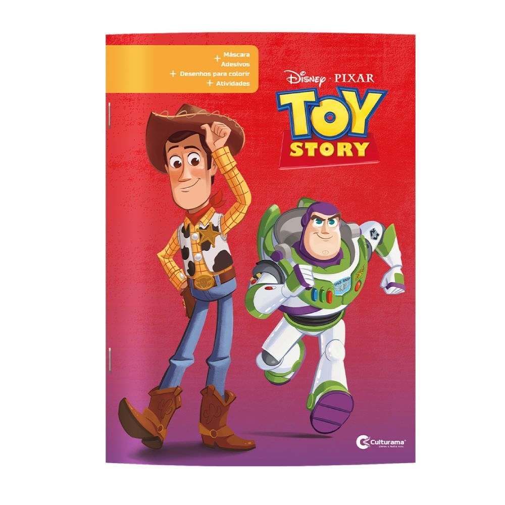 Livro Adesivos e Atividades com Máscara Toy Story Culturama