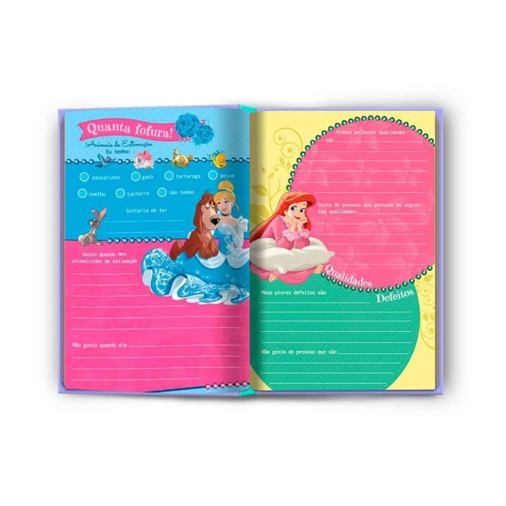 Livro Meu Diário Mágico Princesas com Caneta Tinta Invisível Culturama - 020200202