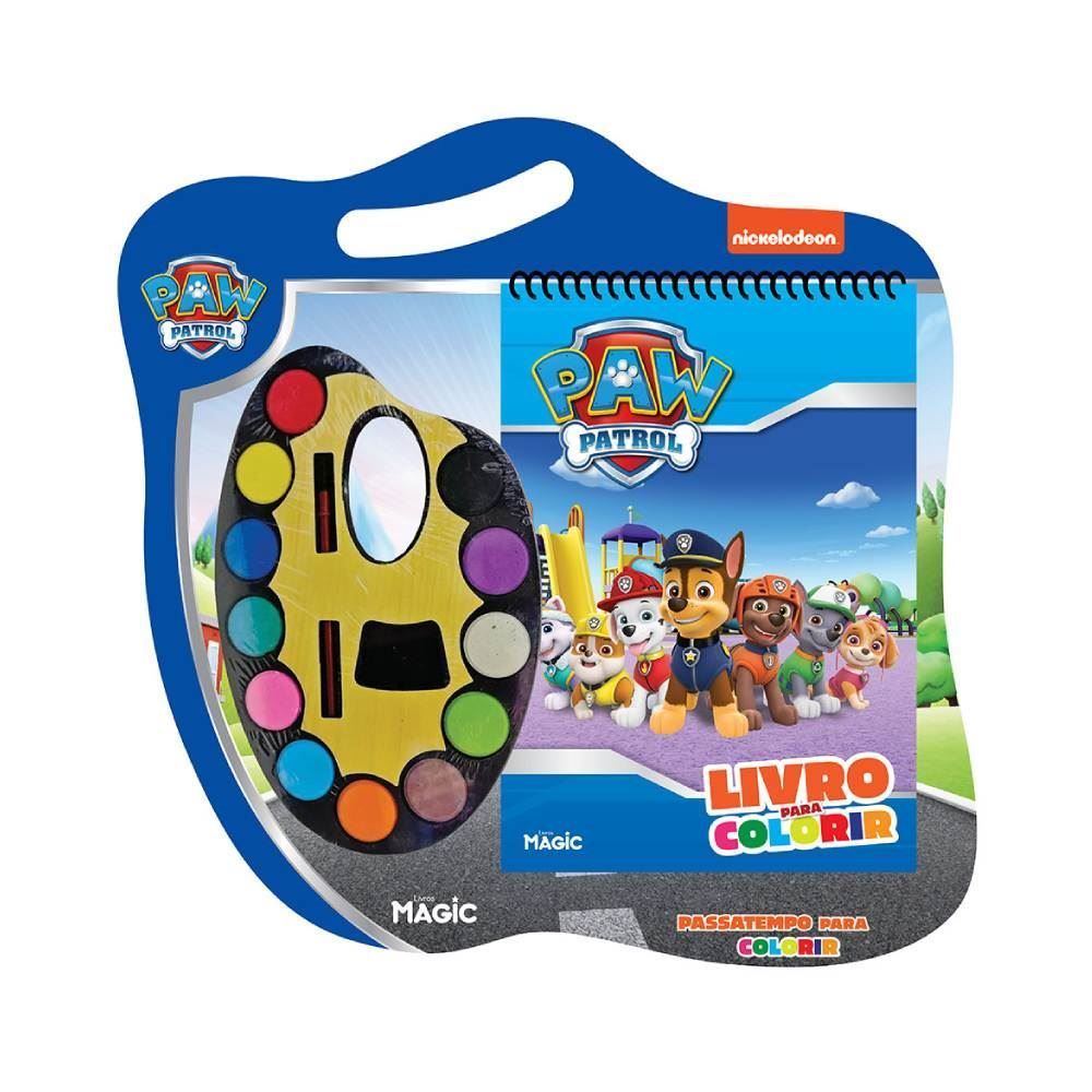 Livro Patrulha Canina Passatempo para Colorir - Magic Kids