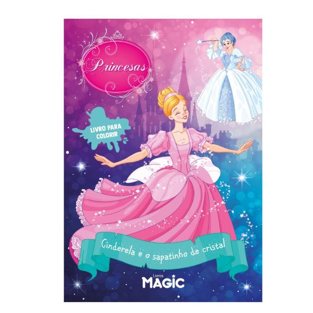 Livro Princesas Minikit com Aquarela - Magic Kids