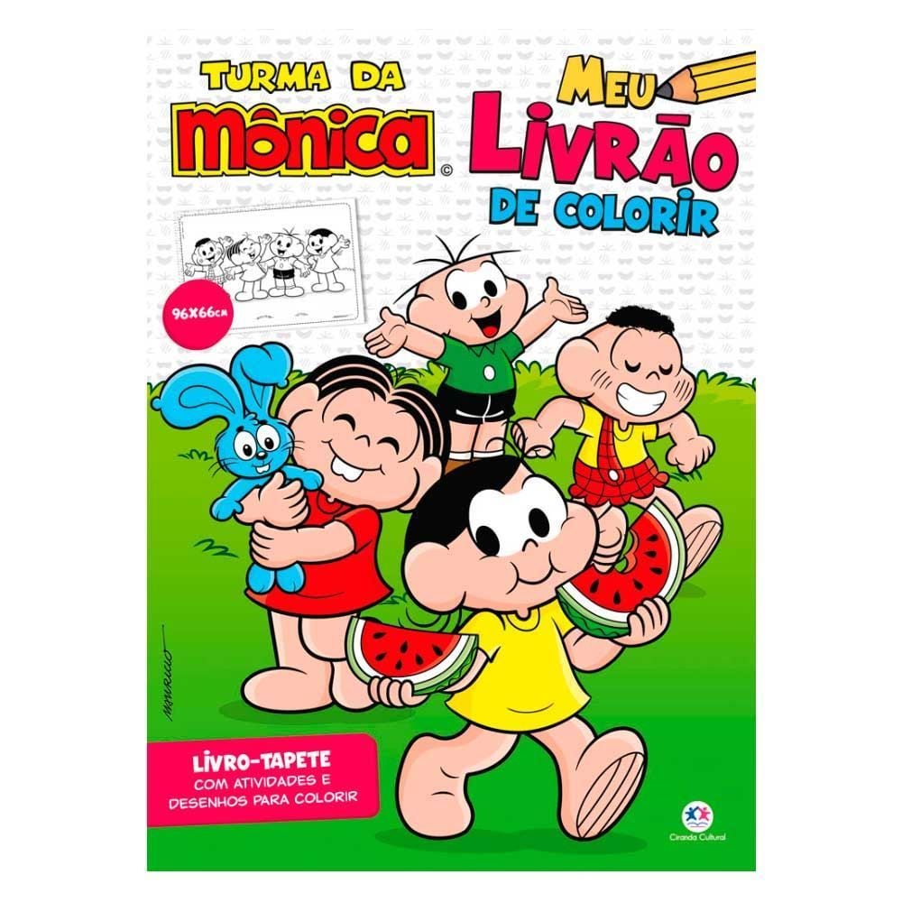 Livro Turma Da Mônica Meu Livrão De Colorir Ciranda Cultural - 9786555005851