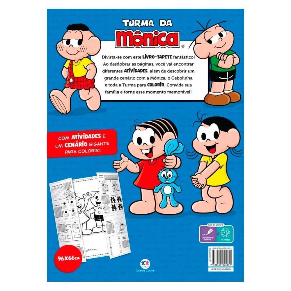 Livro Turma Da Mônica Meu Livrão De Colorir Ciranda Cultural - 9786555005851
