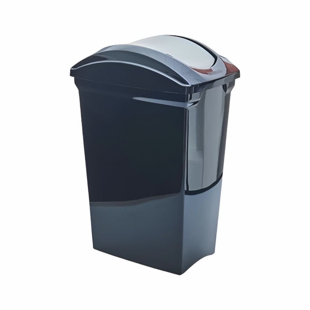 Lixeira Basculante Sanremo 15 Litros - Preto