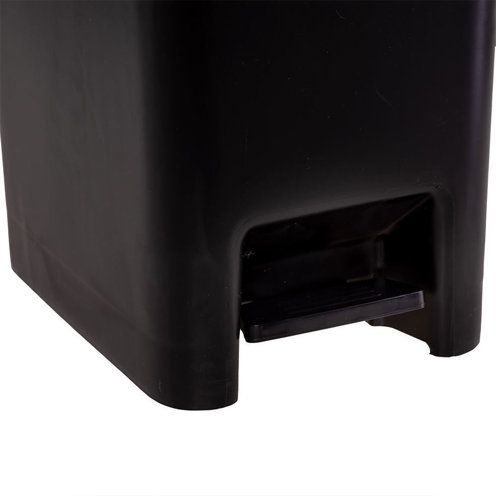 Lixeira Plástica com Pedal Havan Casa 10 Litros - Preto