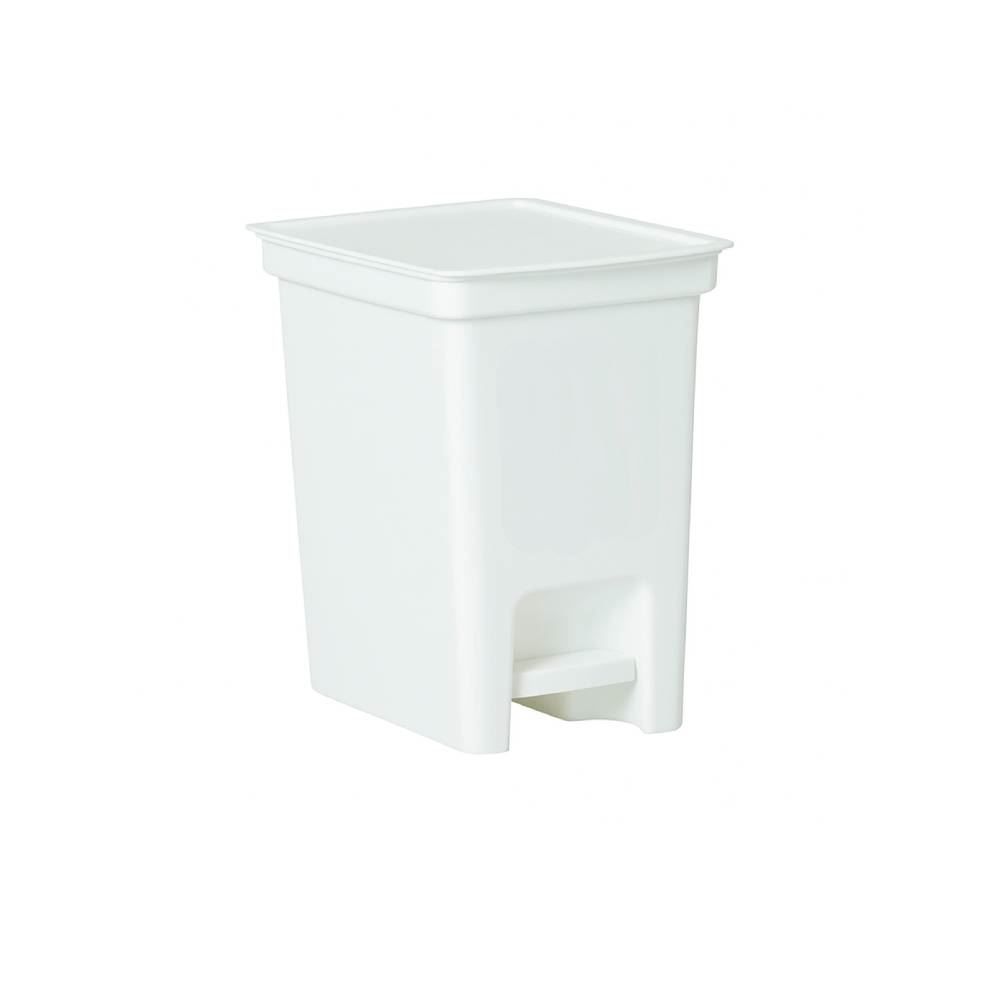 Lixeira Com Pedal Fly Paramount 5 Litros - Branco