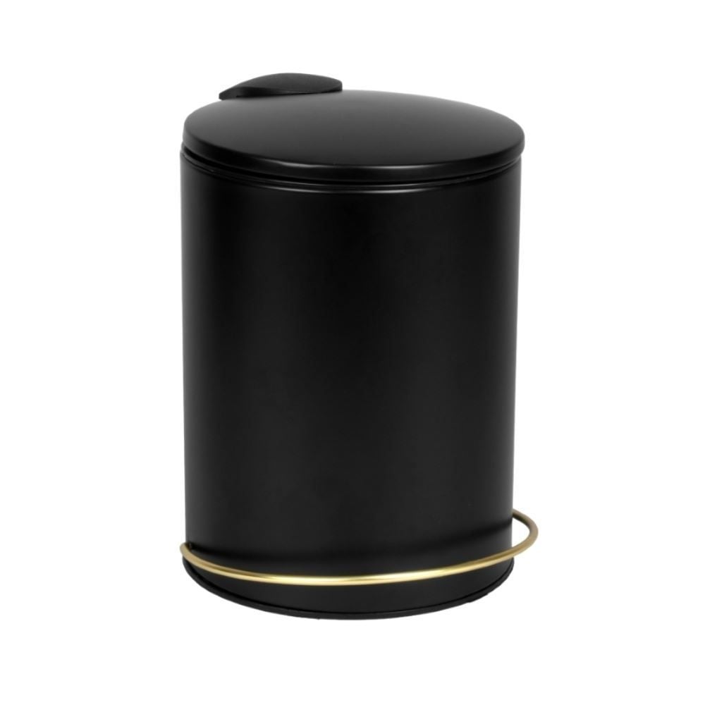 Lixeira Com Pedal Montreal Havan Casa 5 Litros - Preto 