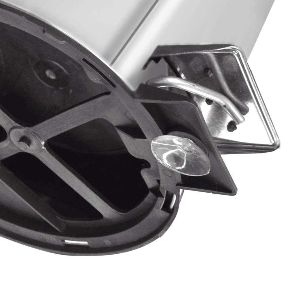 Lixeira Com Tampa E Pedal Brasil Tramontina 3 Litros - Aço Inox