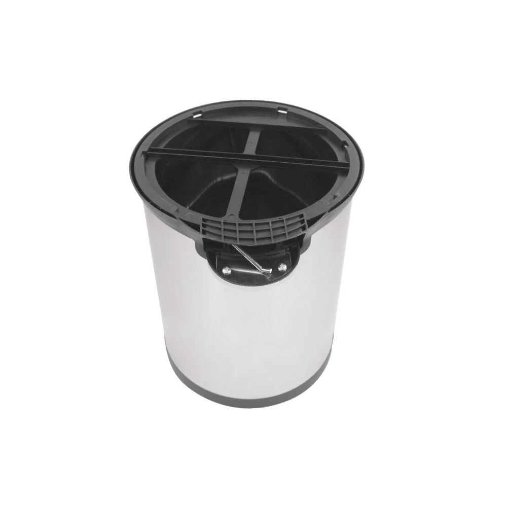 Lixeira Com Tampa Siliconada Havan Casa 5 Litros - Aço Inox