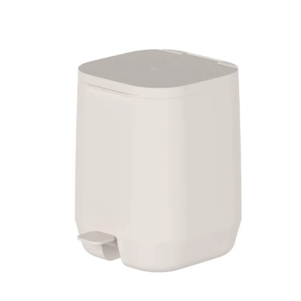 Lixeira de Pedal Aura 6 Litros Ou - Bege