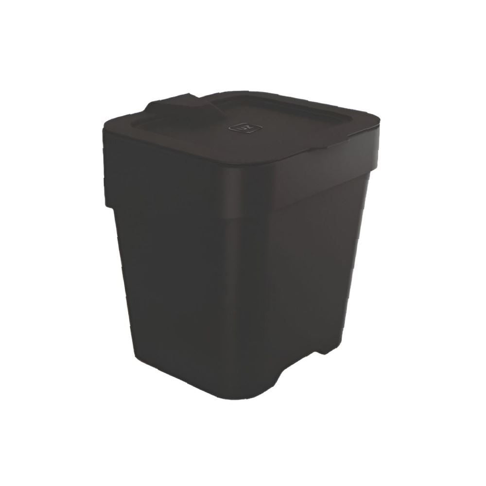 Lixeira de Pia com Tampa Slim Uz 2,5 Litros - Preto