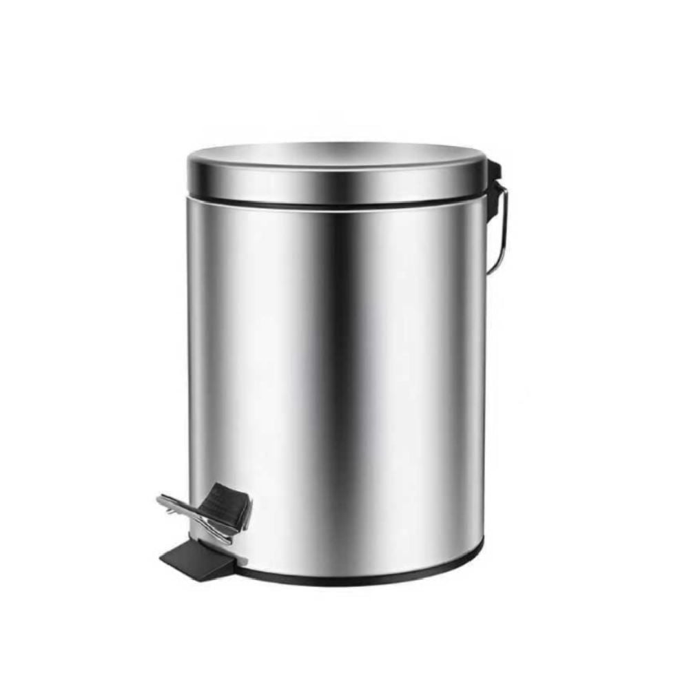 Lixeira com Pedal Inox 5 Litros Brinox
