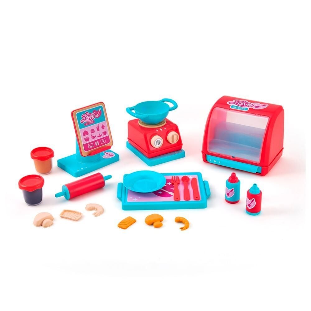 Kit Infantil Love Kitchen Chef Cozinha Usual Brinquedo