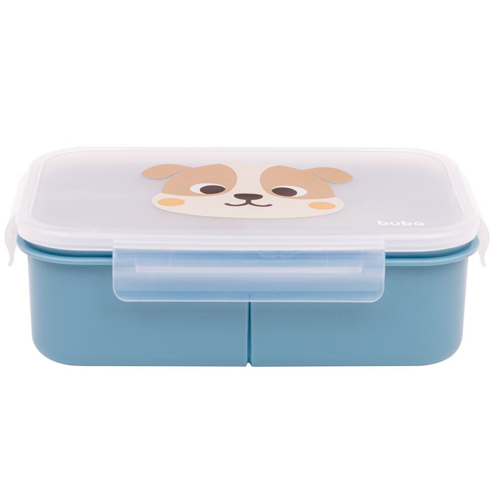 Lancheira com Divisórias Lunchbox Buba Zoo - Cachorro