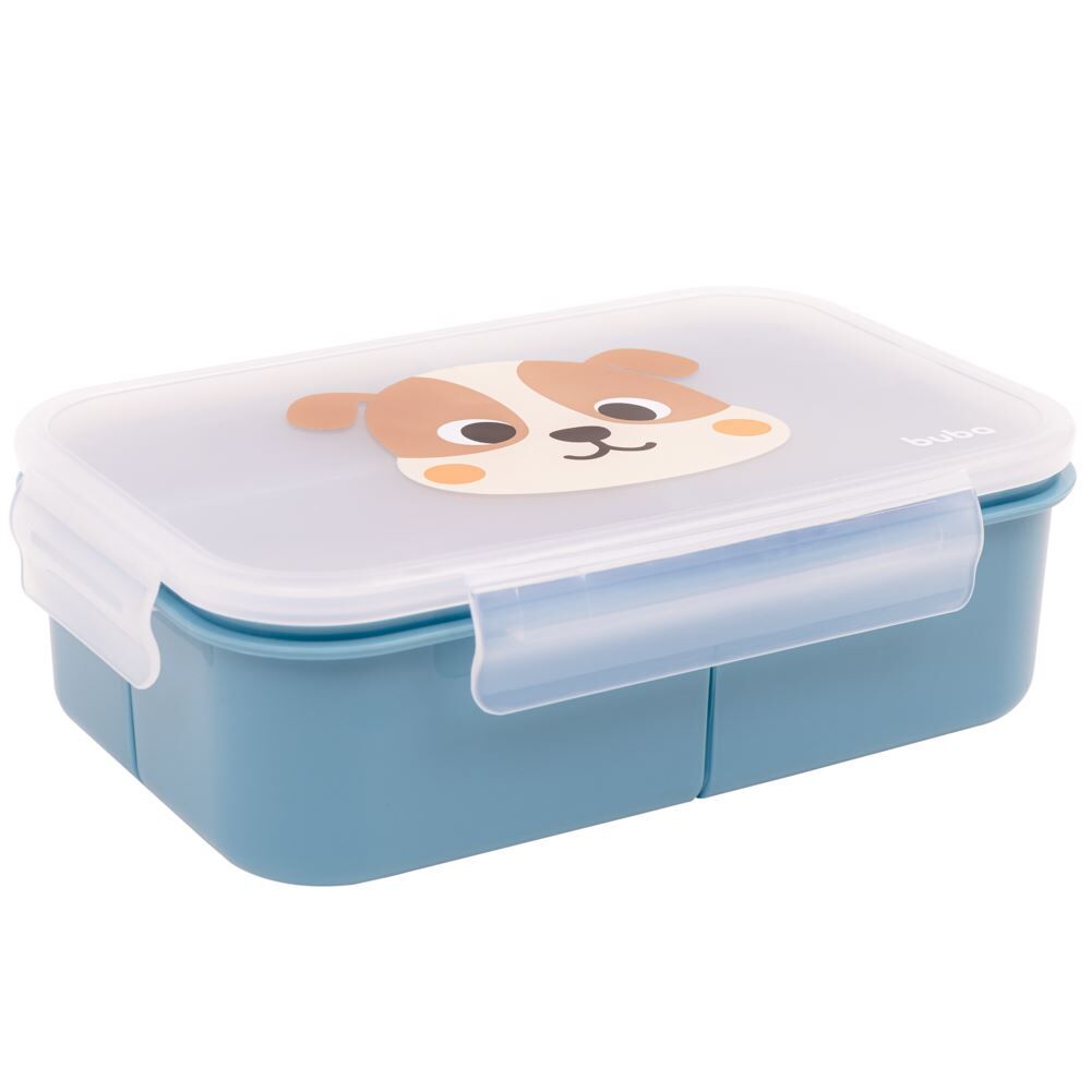 Lancheira com Divisórias Lunchbox Buba Zoo - Cachorro