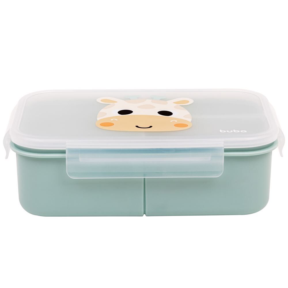 Lancheira com Divisórias Lunchbox Buba Zoo - Girafa